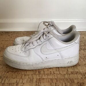 White Nike Air Force 1 ‘07 Women’s Size 8
